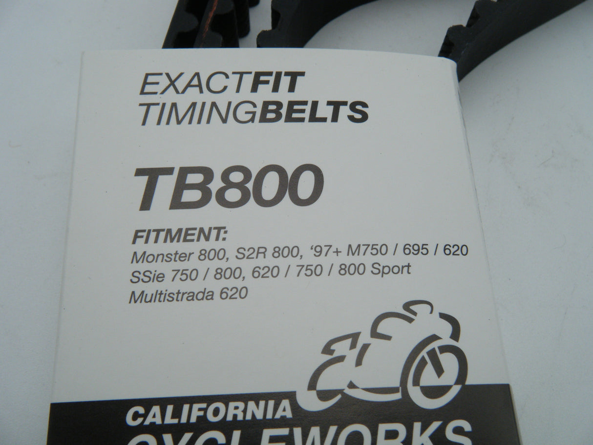 ExactFit cambelts to fit 600 (1998+), 620, 695, 750(1998+, monster 800, 800S2R, supersport 750ie, 800ie